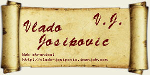 Vlado Josipović vizit kartica